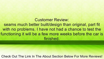 Wells SW3028 Cruise Control Release Switch Review