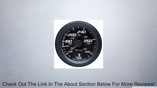 Equus 6242 Water Temperature Gauge - Black Review
