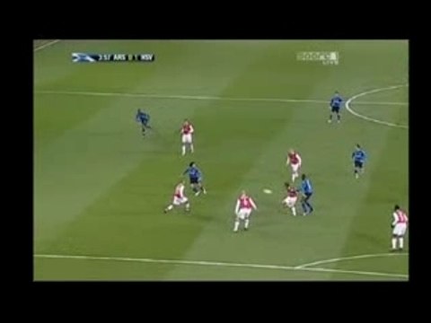 Van Der Vaart - HSV Vs Arsenal
