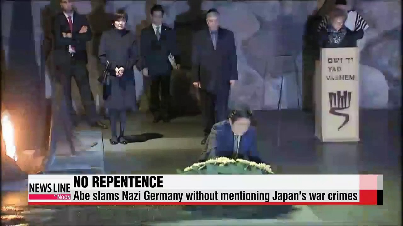 Abe slams Nazi Germany without mentioning Japan's war crimes