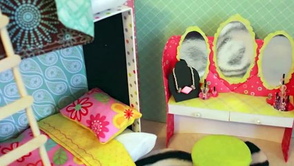 How to Make a Doll Piano and Vanity   Easy