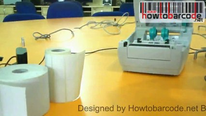 Changing roll inside thermal printer