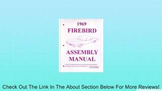 1969 PONTIAC FIREBIRD Assembly Manual Rebuild Review