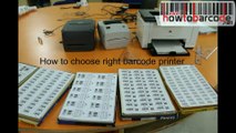 Choose right barcode printer for printing labels