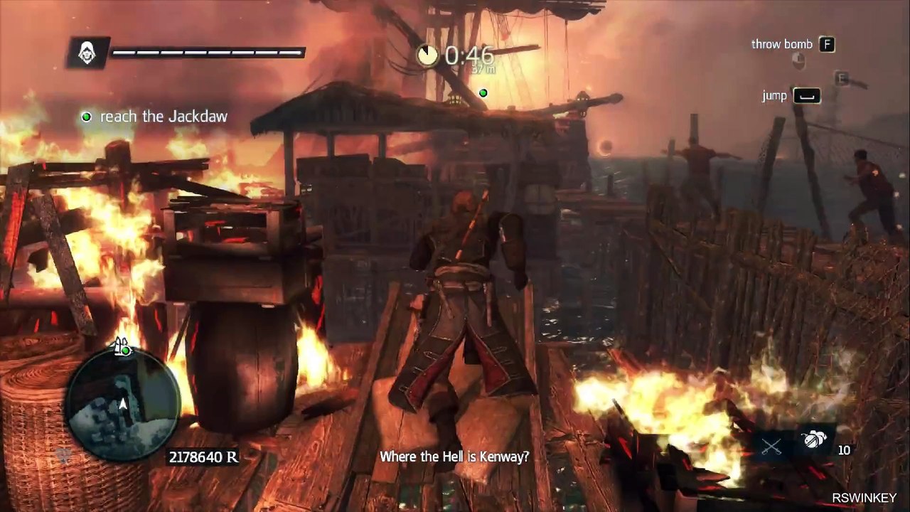 RSWINKEY Assassin's Creed Black Flag HD Walkthrough AC4 Gameplay Part 30 Sequence 100% 1080p 60FPS