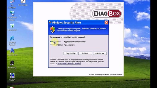 Ошибка при установке diagbox на windows xp