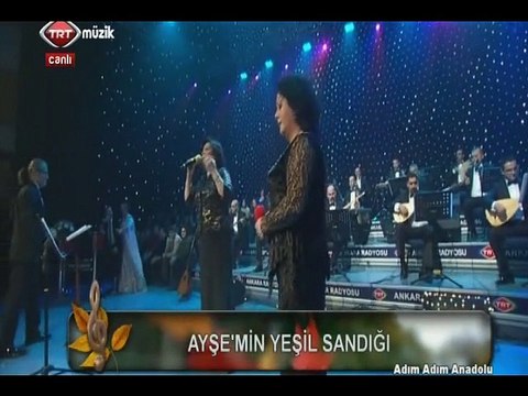 Gülşen KUTLU-Emel TAŞÇIOĞLU-Bir çift turna gördüm,Ayşe'min yeşil sandığı,Gesi bağları,Ayaş yolları,Aslan Mustafam Şef:Ömer Hayri UZUN