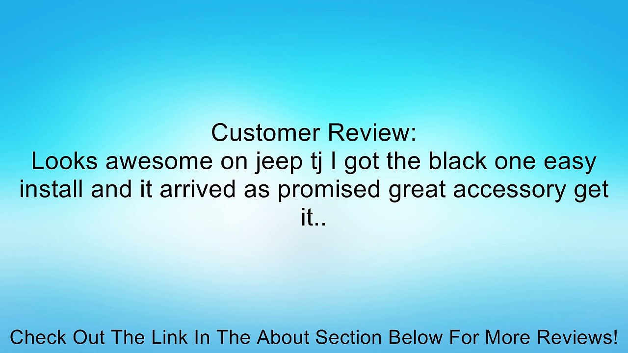 Rugged Ridge 11213.03 Black Radiator Bug Shield Review