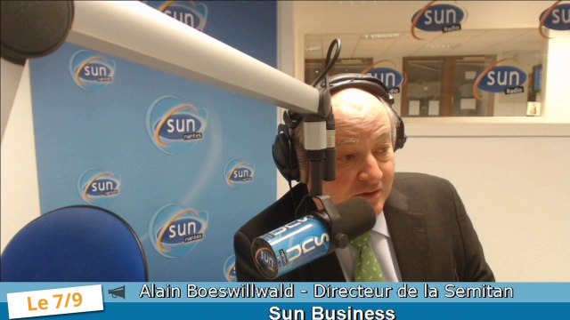 Sun Business, mardi 20 janvier 2015 : Alain Boeswillwald, Directeur Général de la Semitan