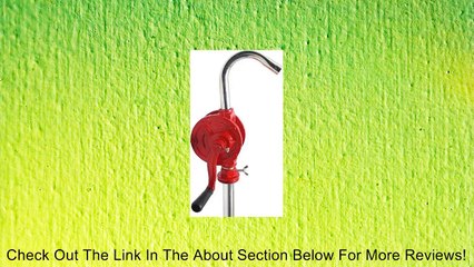 PowerLift Rotary Barrel Pump - 1" X 50" Review