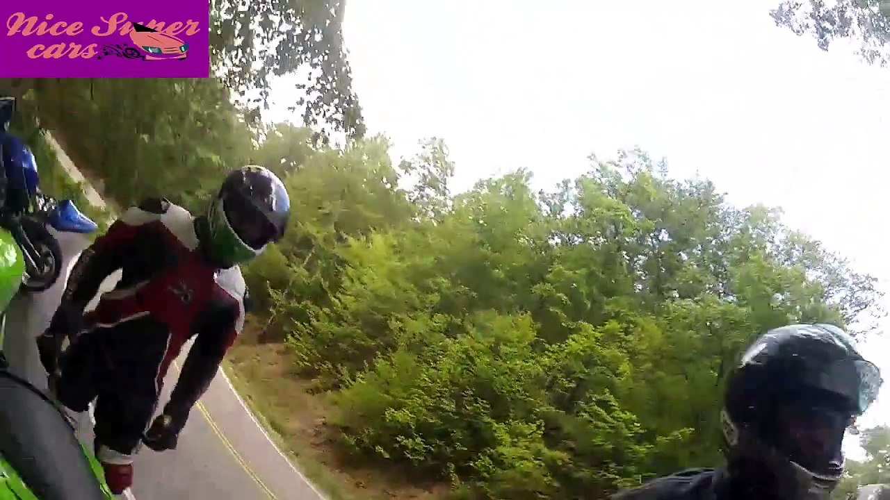 Super Ducati 848 Crash Tail of the Dragon