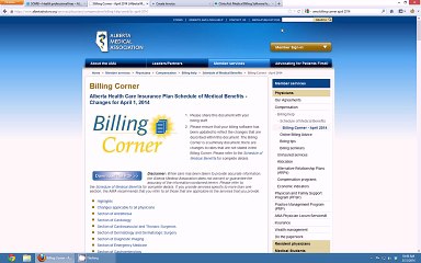 ClinicAid Alberta SOMB Updates - April 1, 2014