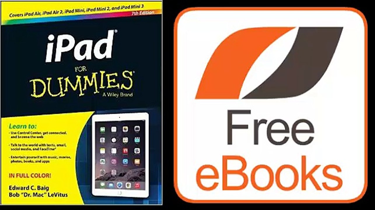 iPad For Dummies by Edward C. Baig Ebook (PDF) Free Download