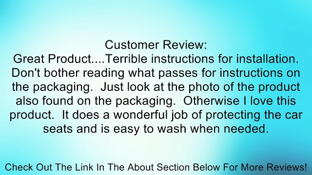 Fairfield Low Back Bucket Seatcover, Tan ( 1 Pair ) Review