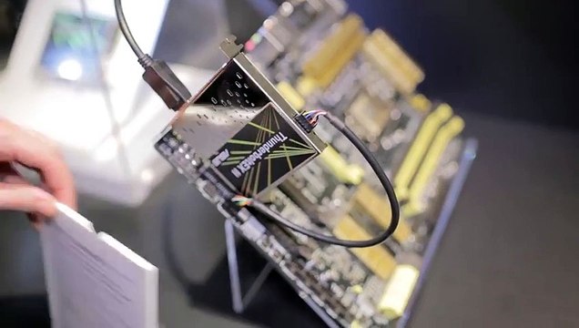 Asus CES 2014 - Kaveri Boards, Thunderbolt controller, NFC station