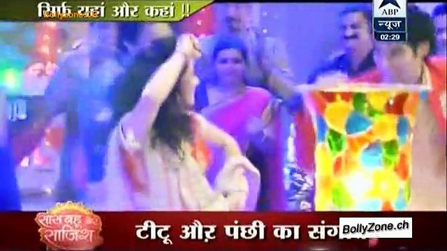 Panchi-Titu Ke Nakli Sangeet Ka Rang!! - Tu Mera Hero - 20th Jan 2015
