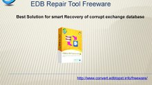 EDB Repair Tool Freeware