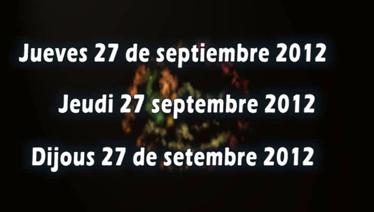 Journal télévisé des Rencontres Education Pyrénées Vivantes du 27/09/2012