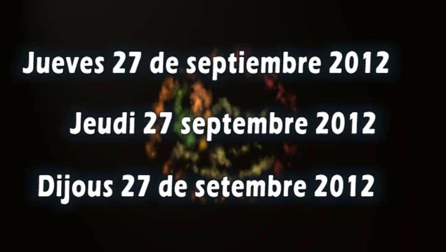 Journal télévisé des Rencontres Education Pyrénées Vivantes du 27/09/2012