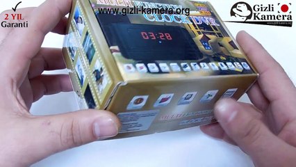 Hd Masa Saati Gizli Kamera Tanıttım Videosu