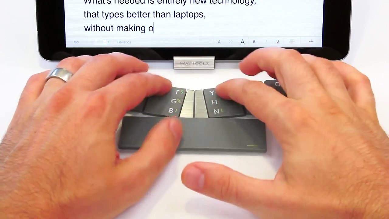 TextBlade, un mini clavier sans fil dépliant