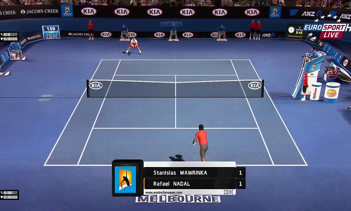 Rafael Nadal vs Stan Wawrinka, Australian Open 2014 Final Simulation on TE2013
