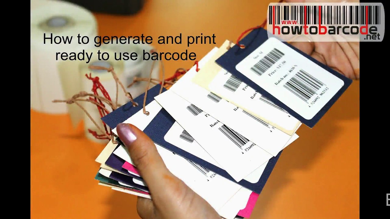 Generating ready to use barcode labels