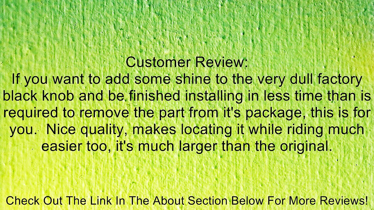 Kuryakyn 2009 Marquis Choke Knob Cover Review