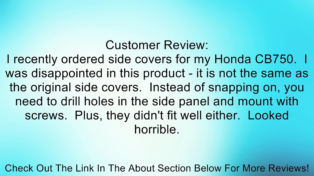 Side Panel Cb750k 71-76 L Review