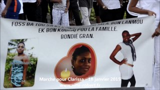 Marche pour Clarissa Jean Philippe - dimanche 18 janvier 2015 à Sainte Marie
