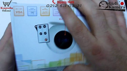 Masa Saati Gizli Kamera Uzaktan Kumandalı