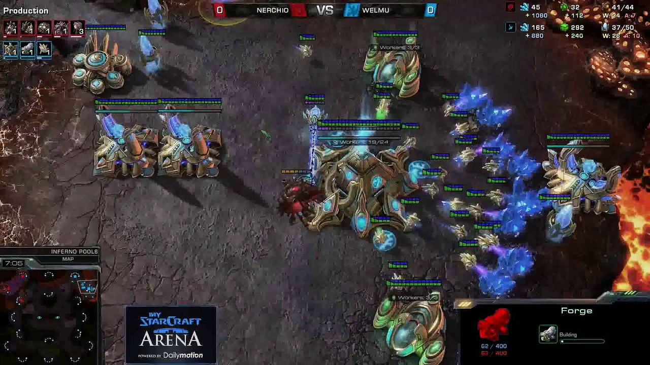 Nerchio (Z) vs. Welmu (P) - MyStarCraft Arena #4 powered by Dailymotion StarCraft II Heart of the Swarm