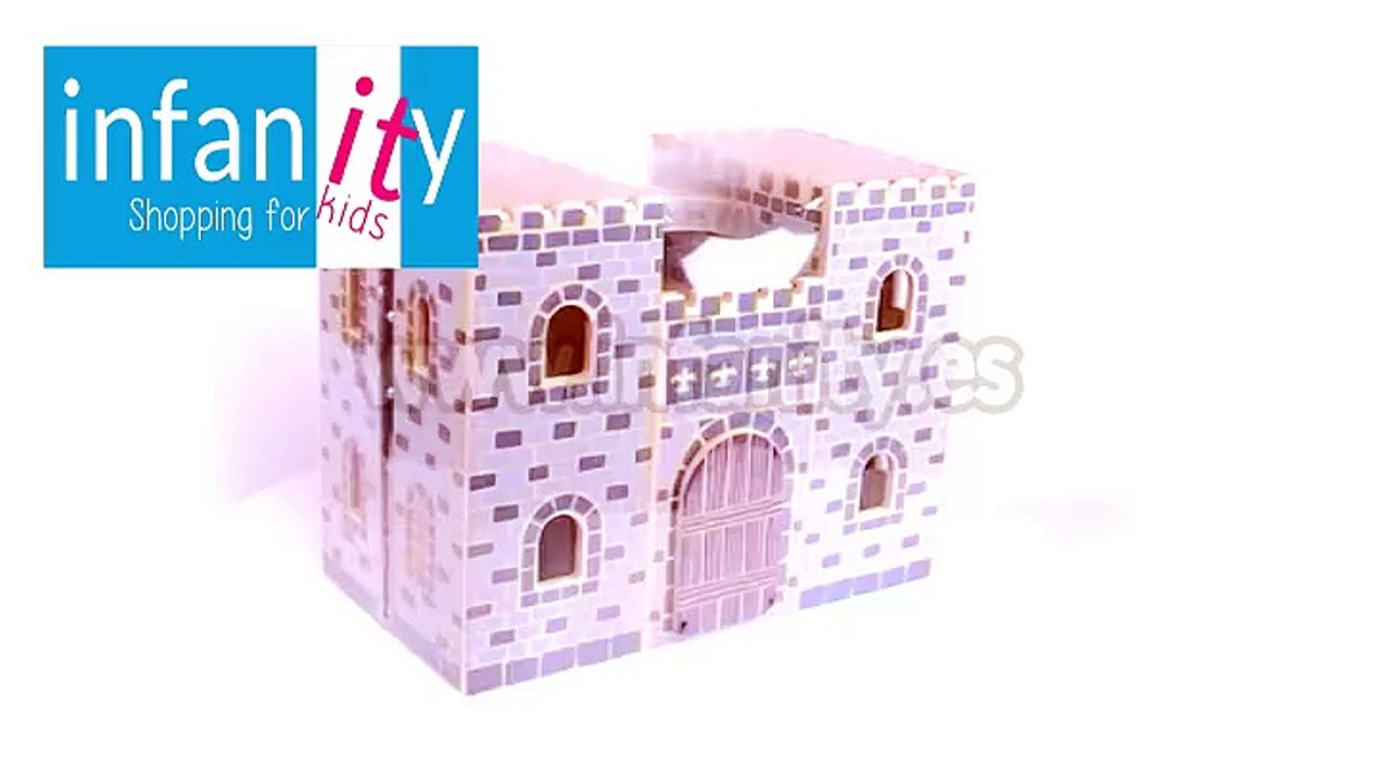 Castillo plegable maletin
