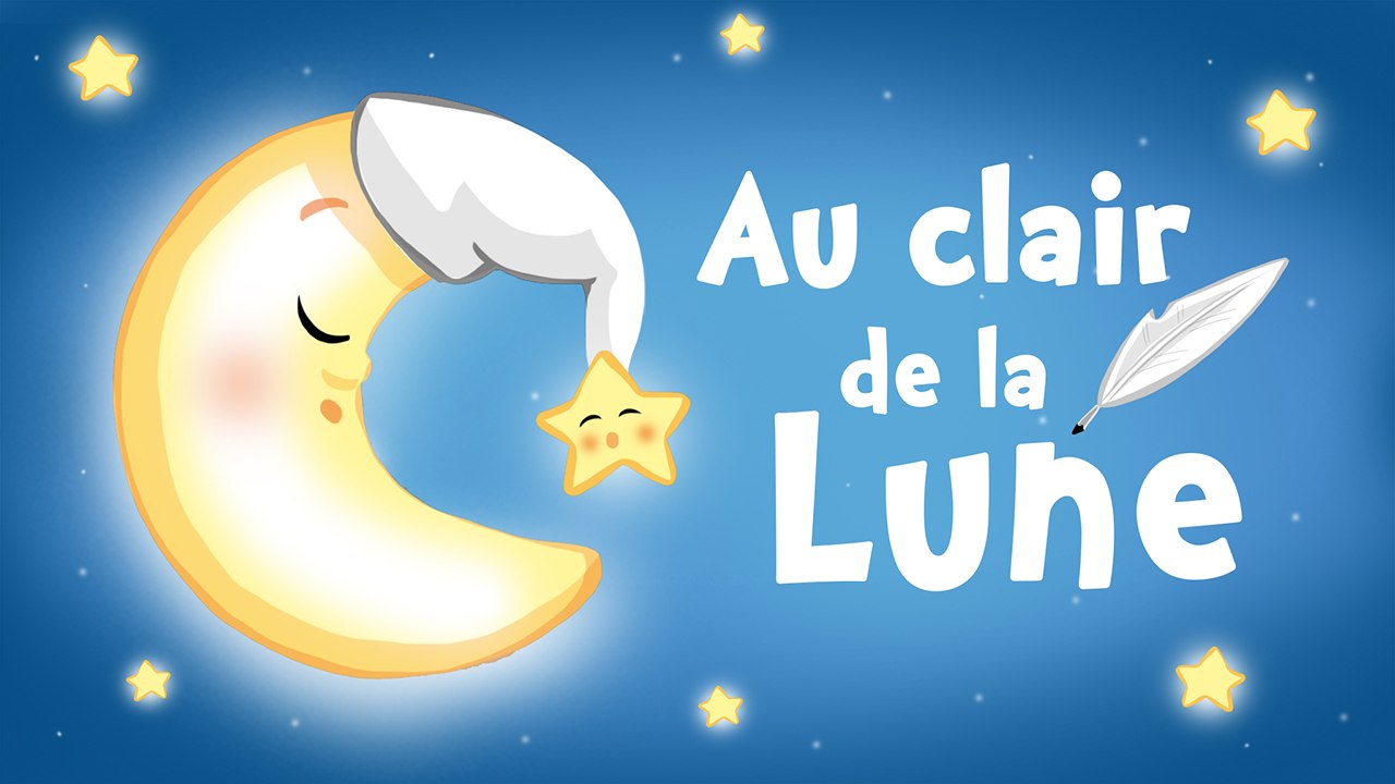 Au clair de la lune, mon ami Pierrot (comptine avec paroles)