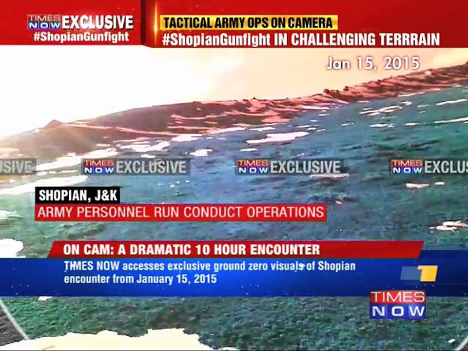 Dramatic army operation captured on camera