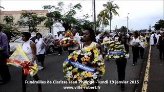 Funérailles de Clarissa Jean Philippe - lundi 19 janvier 2015 à Sainte Marie