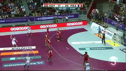 Le Kung-Fu entre Guigou et Accambray Vs Egypte (Mondial 2015)