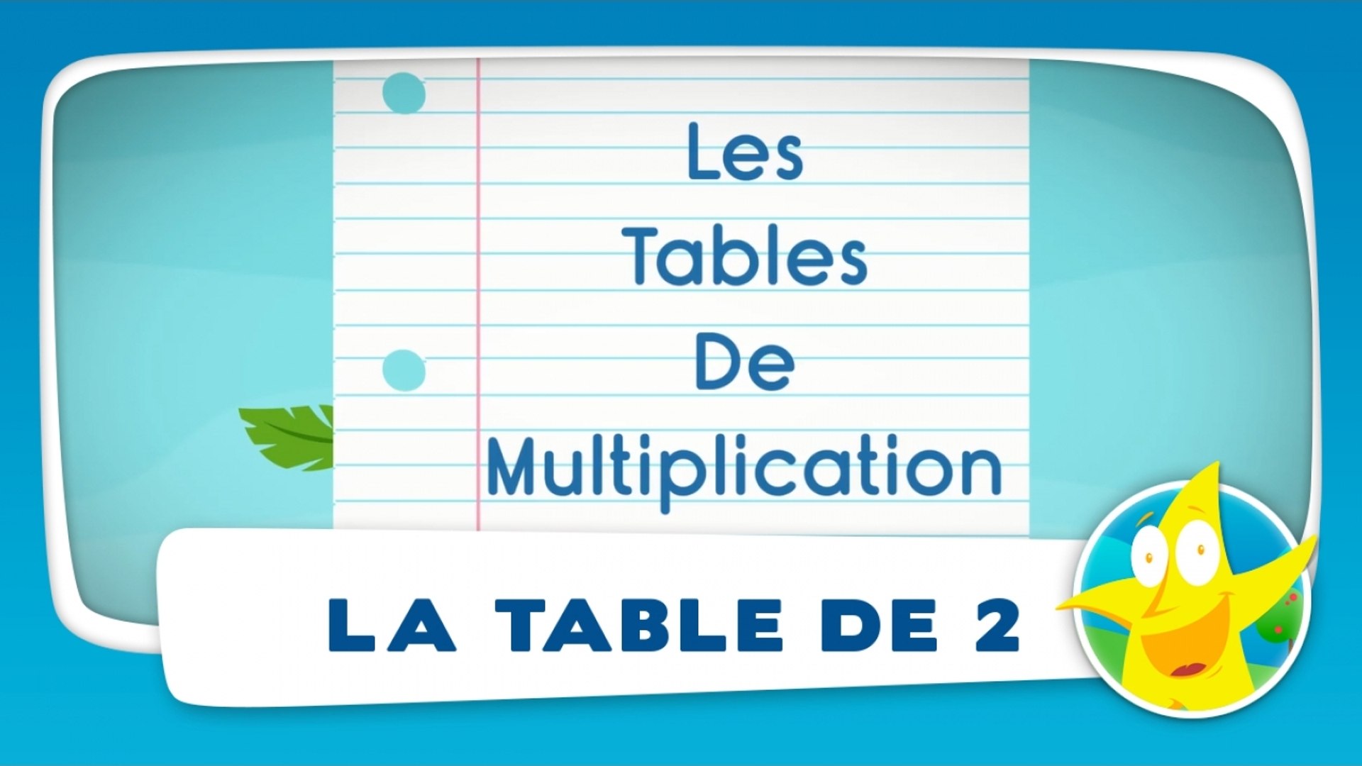 Comptines Pour Enfants La Table De 2 Apprendre Les Tables De