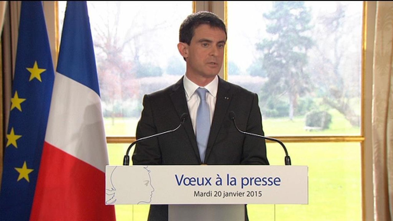 Valls: "Je suis Charlie" n'est "pas le seul message de la France au monde"