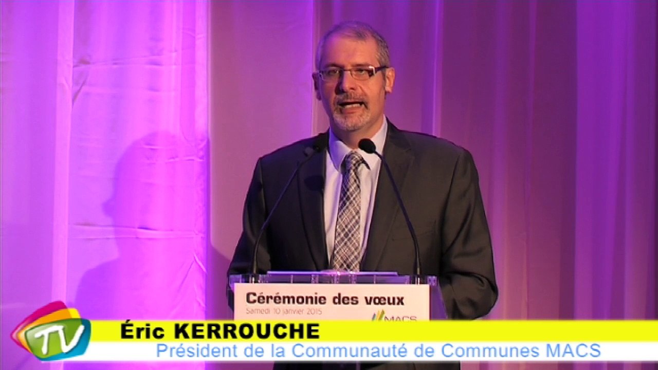 Voeux en intégralité d'Eric Kerrouche président de la communauté de communes MACS