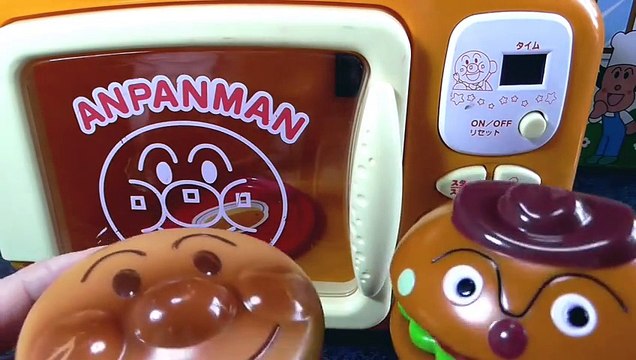 Anpanman Kitchen microwave oven アンパンマン キッチン 電子レンジでままごとあそび♪