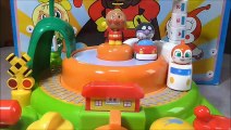 Anpanman toy アンパンマン おもちゃ スイッチいっぱい！のりものステーション