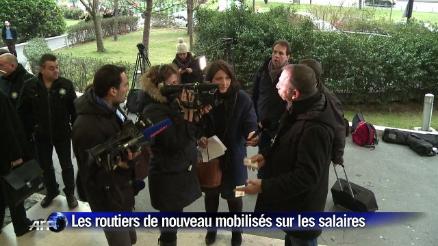 Les routiers à nouveau mobilisés
