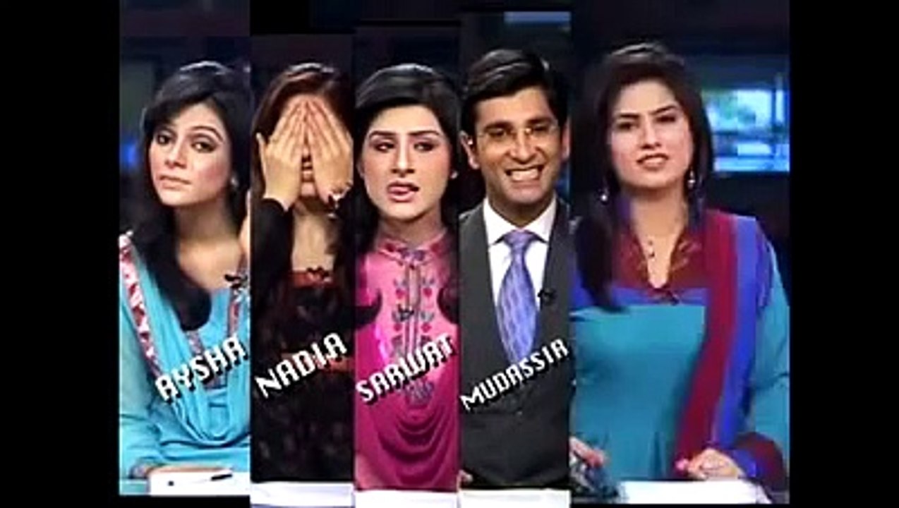 Pakistani Newscaster in funny mood