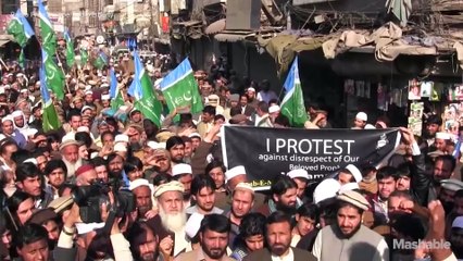 Charlie Hebdo cover ignites protest in Muslim world