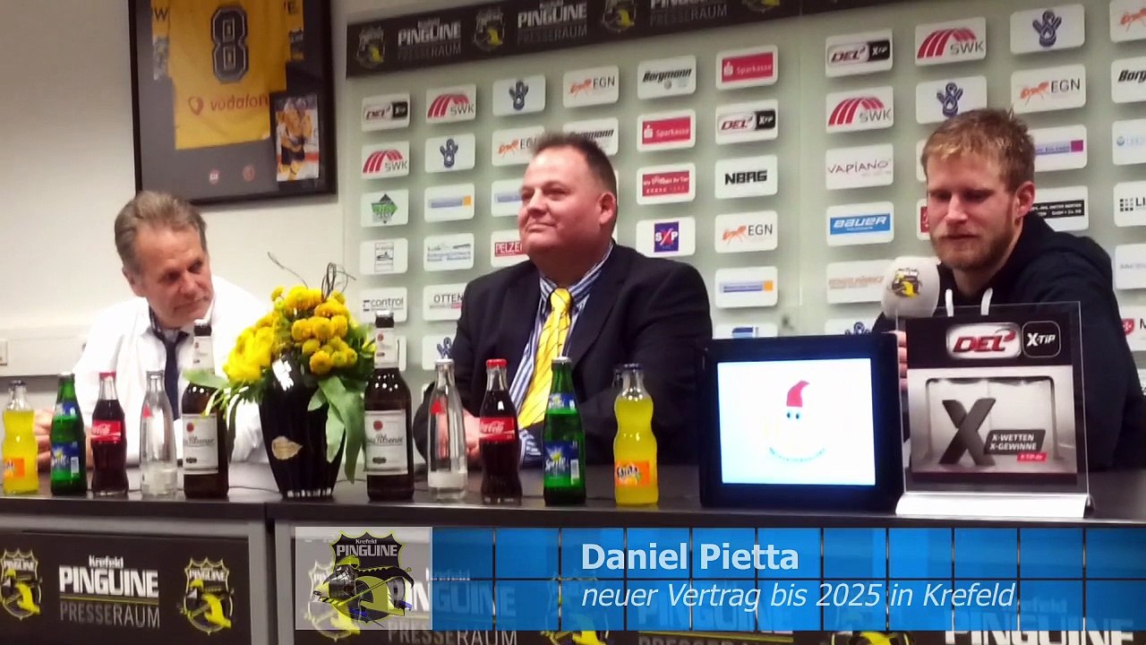 Einmal Krefeld, immer Krefeld! Daniel Pietta unterschreibt Megadeal bis 2025 bei den Pinguinen!
