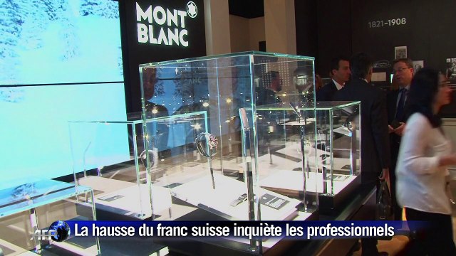 Hausse du franc suisse: inquiétude au salon de la Haute Horlogerie à Genève