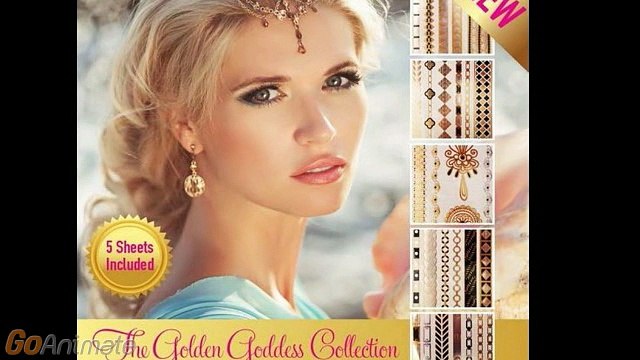 MOST POPULAR TEMPORARY TATTOOS : Golden Goddess Tattoos