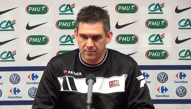 CDF 16e / EAG-CHATEAUROUX: la conférence de presse d'avant match de Jocelyn Gourvennec