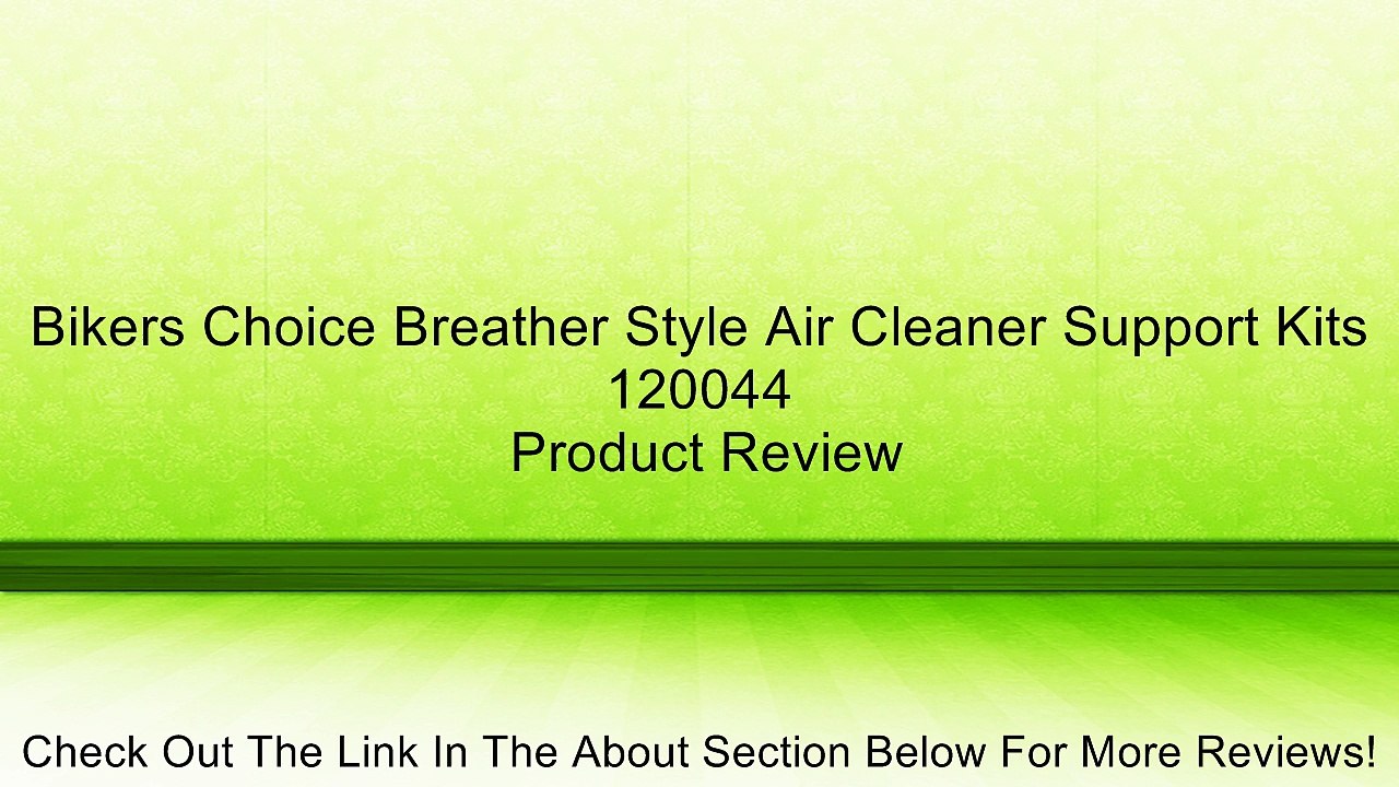 Bikers Choice Breather Style Air Cleaner Support Kits 120044 Review